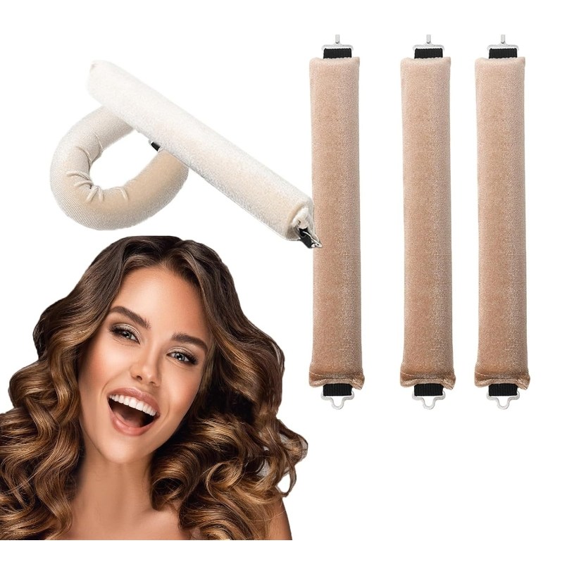 댓츠댓 자연스러운 셀프 롤링 헤어 웨이브 수면헤어롤, 베이지 12,900원