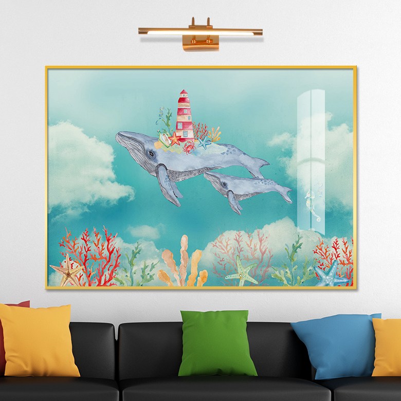 보고아트 하늘 고래 동물 일러스트 그림 아이방 아기방 인테리어 액자 29,900원