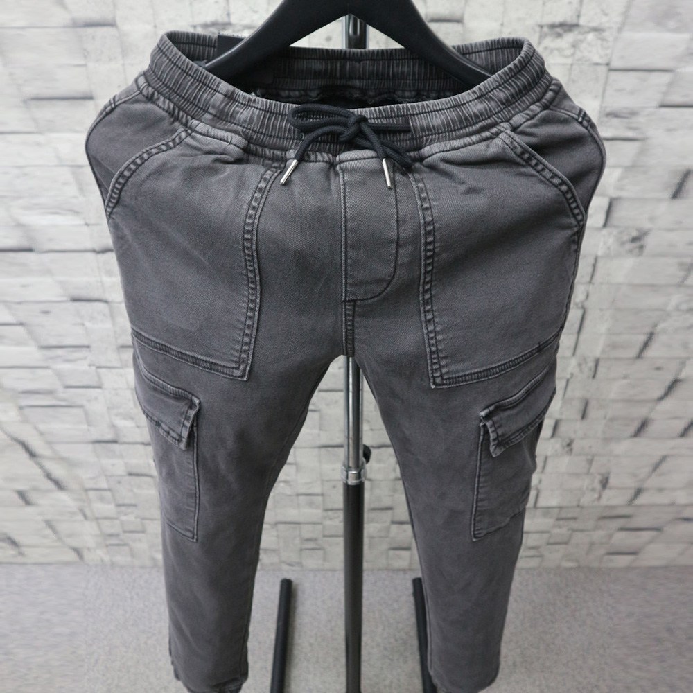 추샵 3컬러 남자 퍼 밍크기모 기모빵빵 카고조거팬츠 48,900원