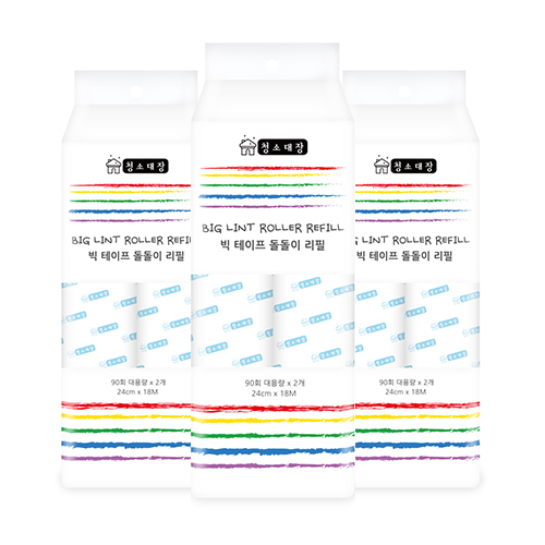 청소대장 빅 테이프 돌돌이 리필 2p 13,200원