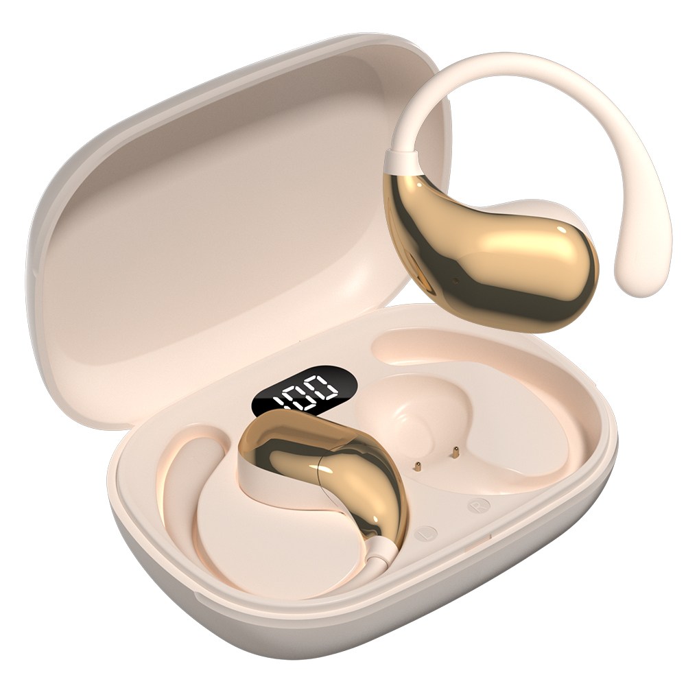 Wapik 무선 블루투스 이어폰 R3 오픈형 귀걸이형 ENC고음질, 아이보리 36,900원