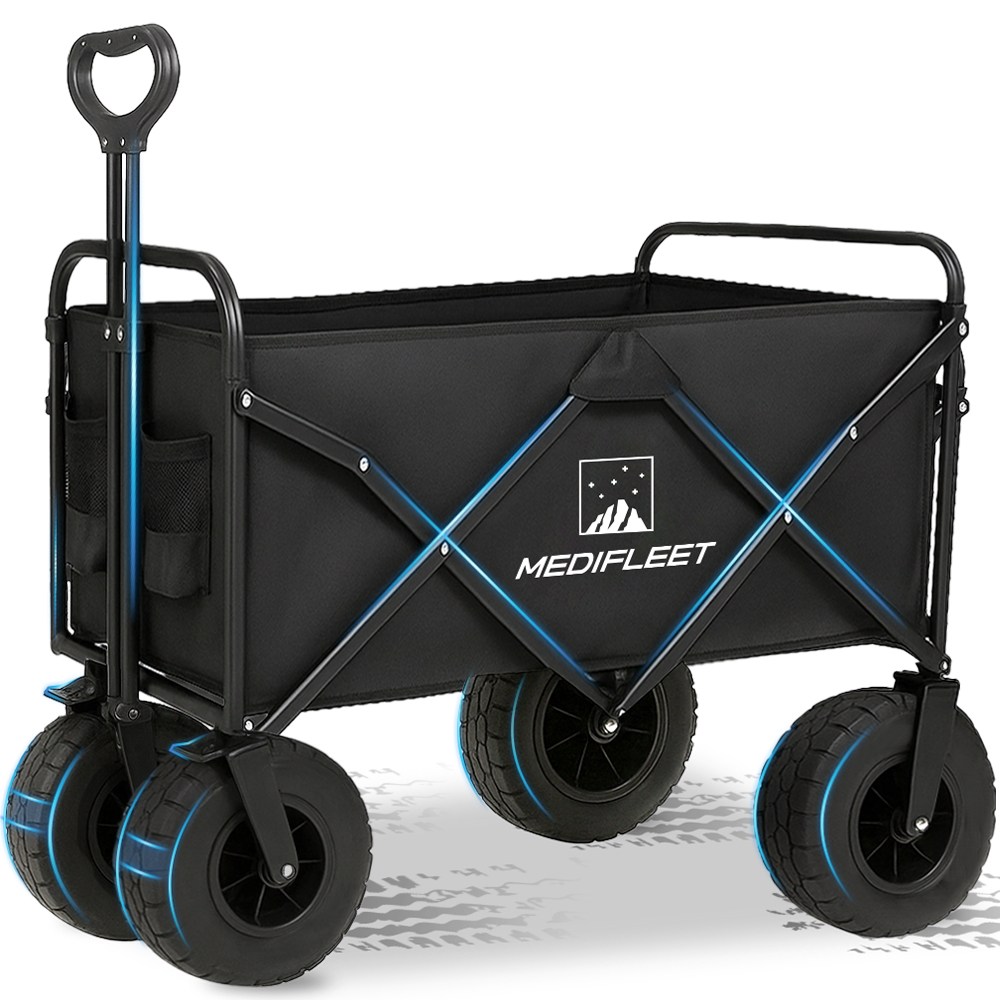 메디플릿 캠핑 아웃도어 대형 광폭 바퀴 폴딩 카트 웨건 63,980원