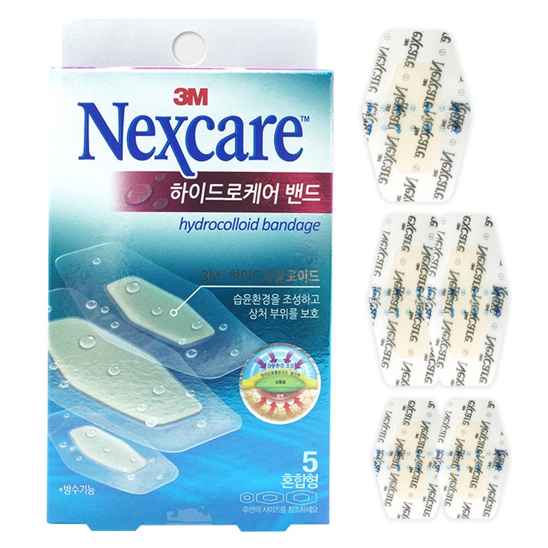 넥스케어 3M 하이드로케어 밴드 혼합형 5p 3,830원