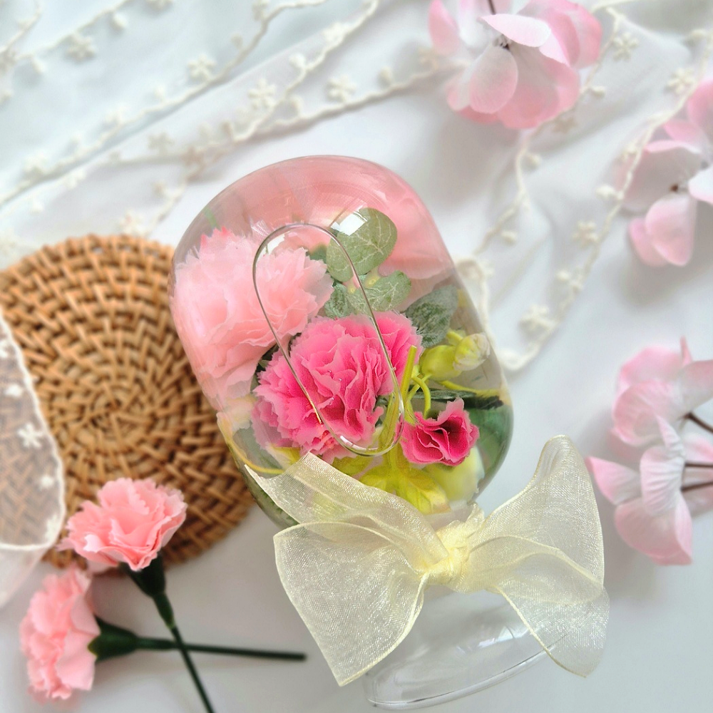 (달빛마녀캔들)DIY상품 조화 카네이션 하바리움 만들기 키트 250ml, 핑크 카네이션DIY-1개 16,300원