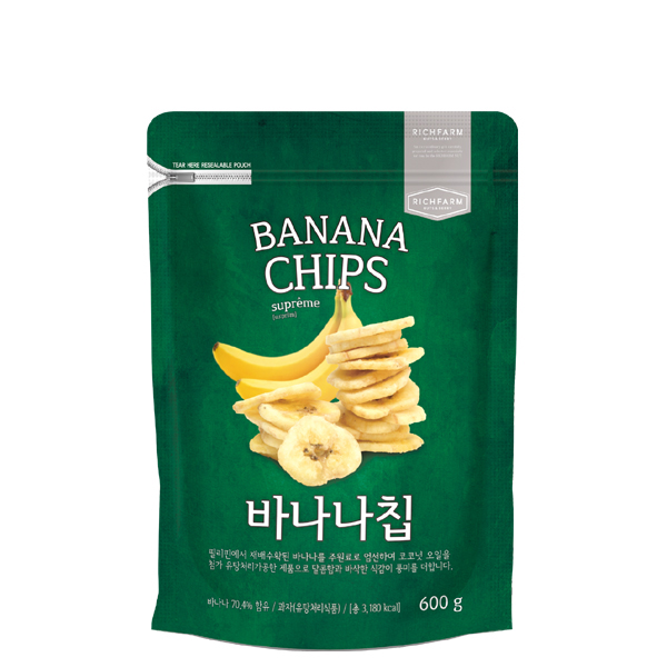 리치팜너트 바나나칩 600g, 600g, 6개 44,810원