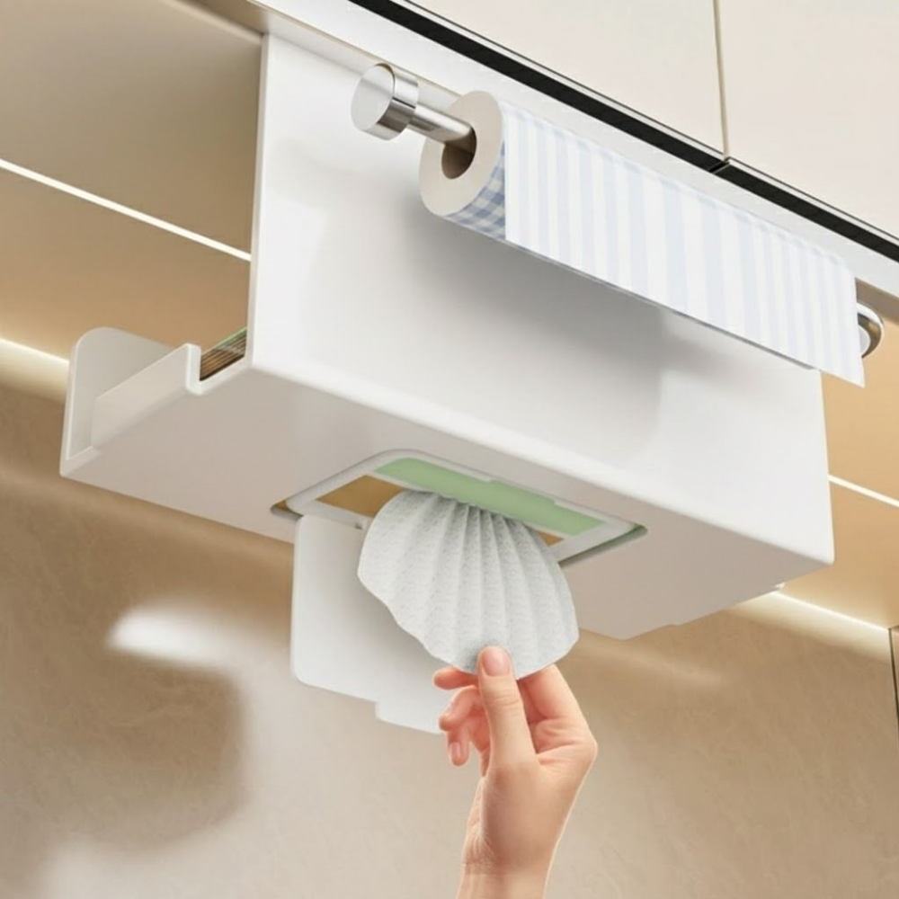 몽벨르 무타공 멀티 키친타올 홀더 걸이, 1개, 화이트 9,680원