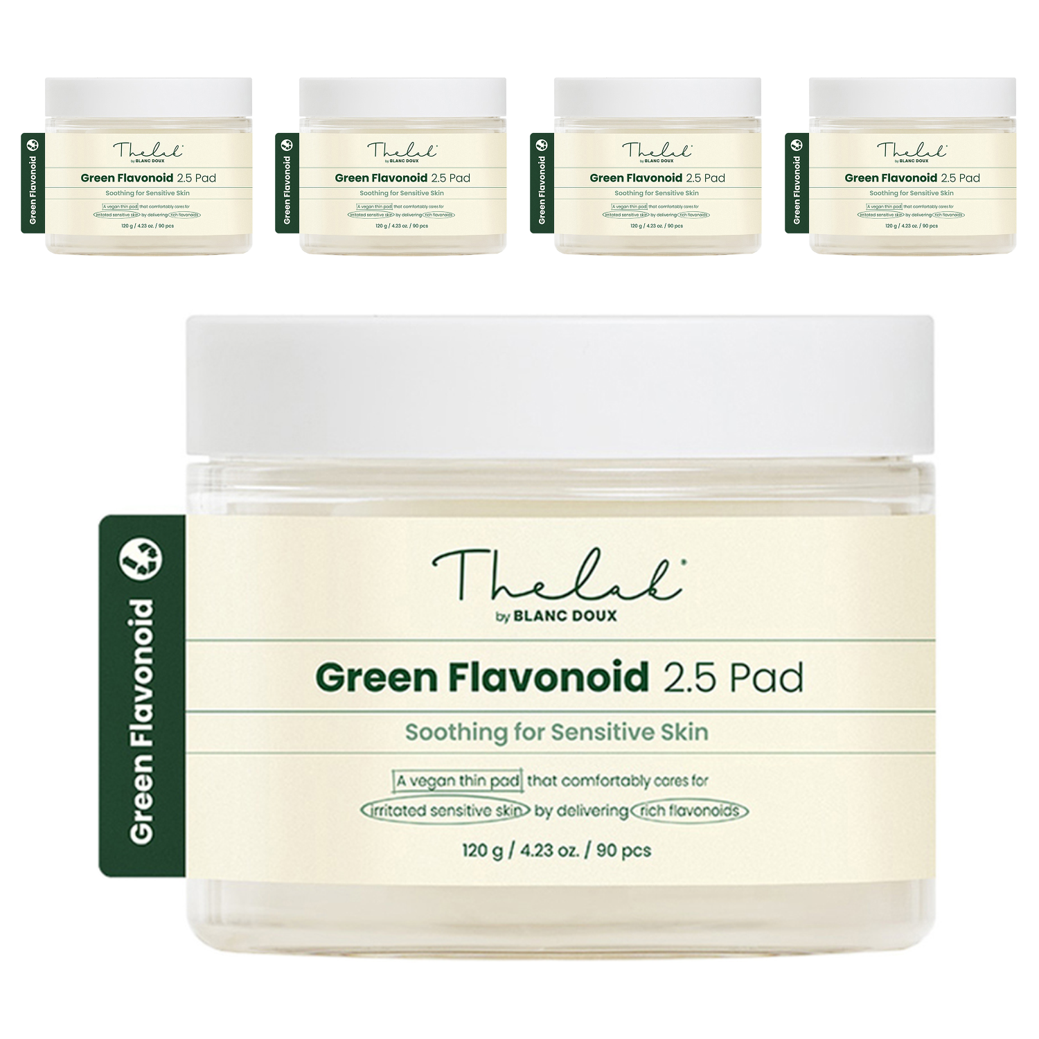 [비건뷰티] 더랩바이블랑두 그린 플라보노이드 2.5 패드 120g 73,930원