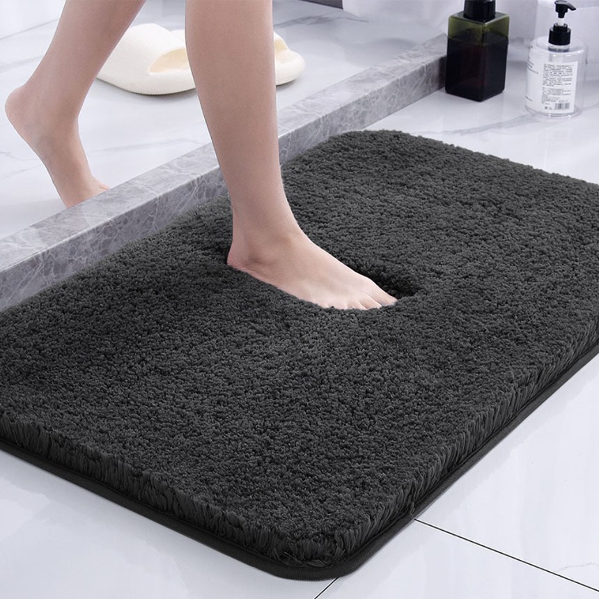 애플민트 빨아쓰는 호텔 주방 욕실 먼지없는 부드러운 발매트, 9.블랙 22,900원