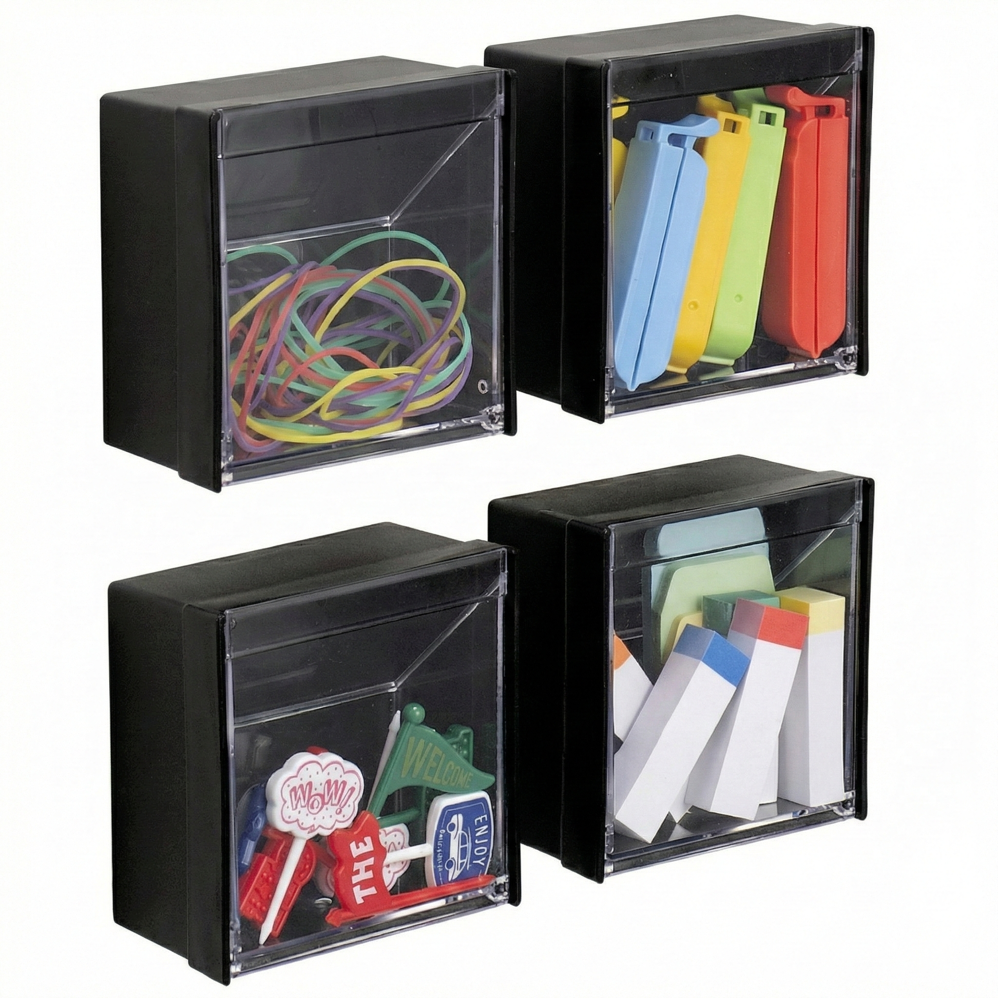 오늘의기분 냉장고 자석 수납함 화이트보드 마그넷 스윙케이스 다용도 정리함 19,200원