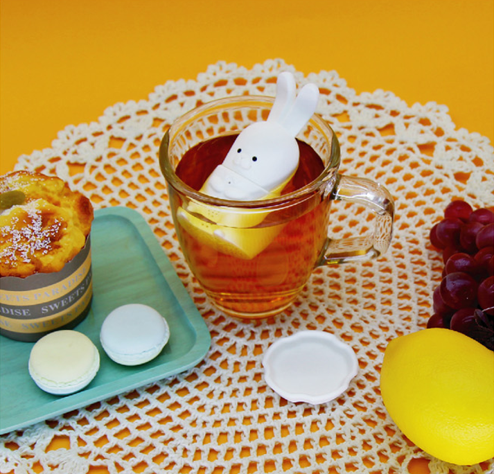 미킵 토끼 실리콘 티 인퓨저 차 거름망 차우리기 12,000원