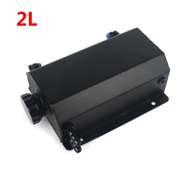 범용 1L2L 알루미늄 오일 캐치 캔 저수지 탱크 엔진 냉각수 라디에이터 오버플로 오일 연료 탱크 드레인 플러그 브리더 포함 43,320원