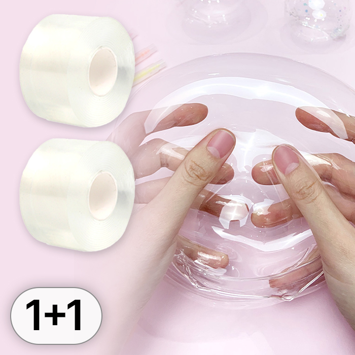 투데이리빙 2p 세트 실리콘 양면 테이프 풍선 만들기 쉽고 즐거운 투명 큐브 공 풍선펫 DIY 8,810원