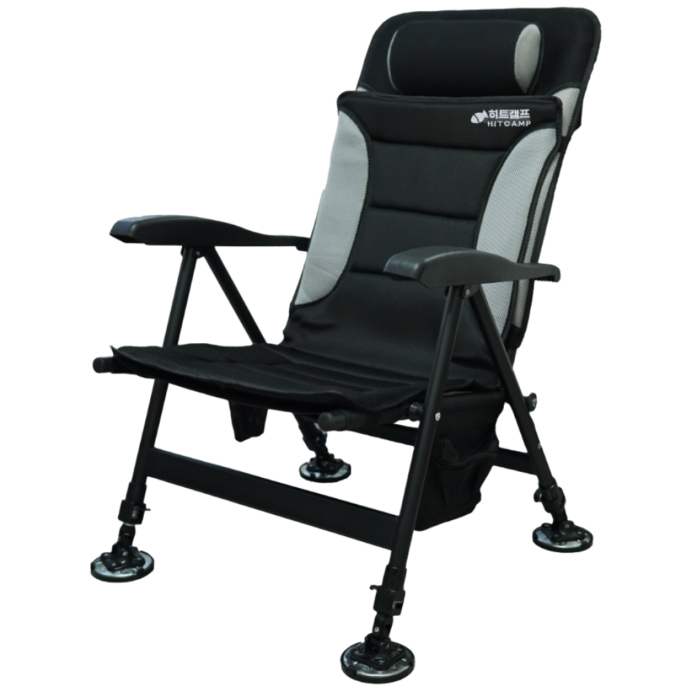 히트캠프 민물낚시의자 패드탈부착형 캠핑 캠낚, 그레이, 1개 79,980원
