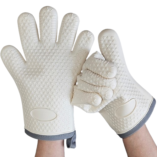 올랜더 주방 오븐장갑 실리콘 냄비 장갑, 1세트, 화이트 21,000원