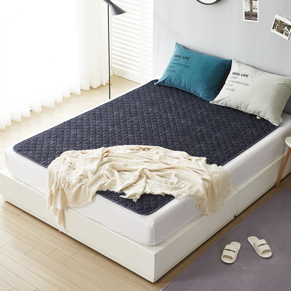 더안 EMF 탄소매트 전기장판 빈티지 4size, 더블 140X180cm 64,650원