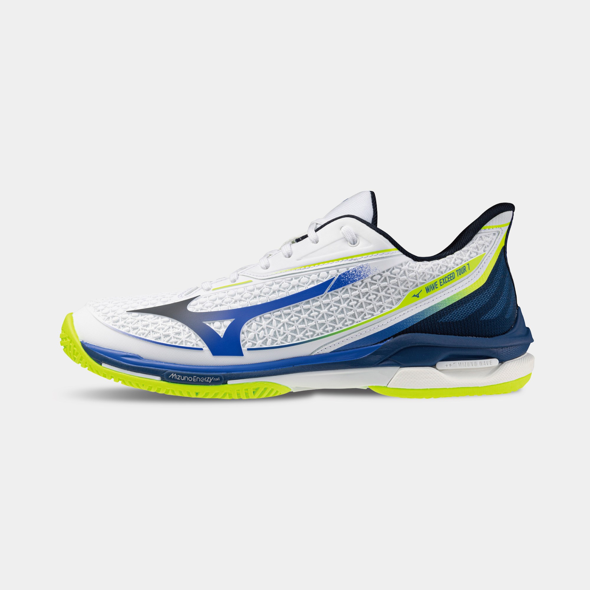 [MIZUNO] 미즈노 2026 테니스화 웨이브 엑시드 투어7 AC (61GA267020) 화이트/옐로우컬러 테니스&라온스포츠 169,000원
