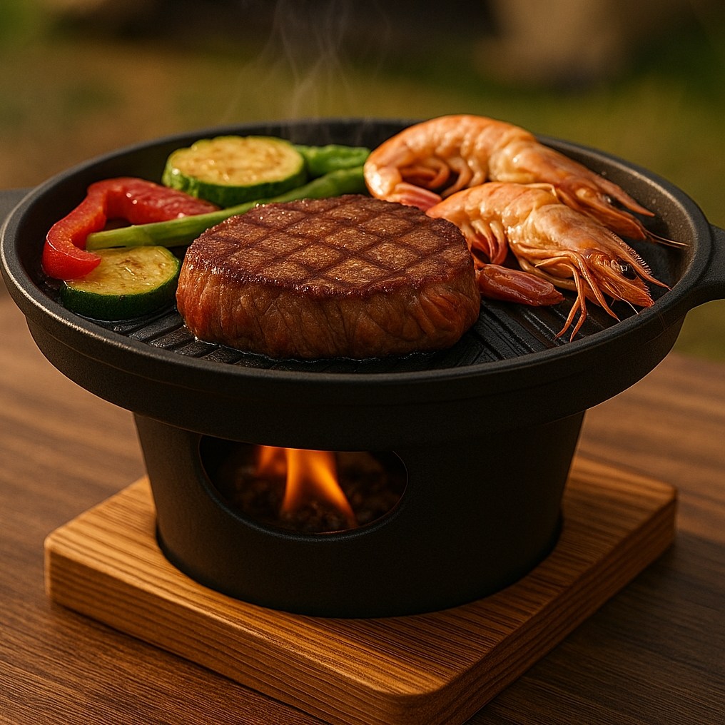 직화감성 올라운드 사용 프리미엄 미니 철합금 그릴 불판 21,600원