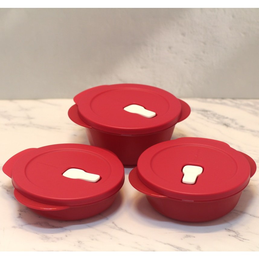 타파웨어 렌지용기 이지레인지 전자레인지 원형밀폐용기 3종세트 50,400원