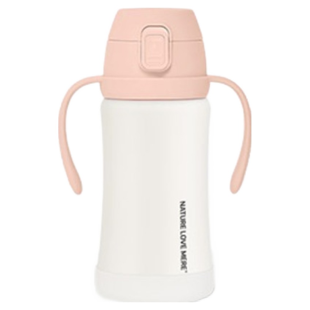 네이처러브메레 스테인리스 빨대컵, 퓨어핑크, 1개, 300ml, 현재가 24,400원