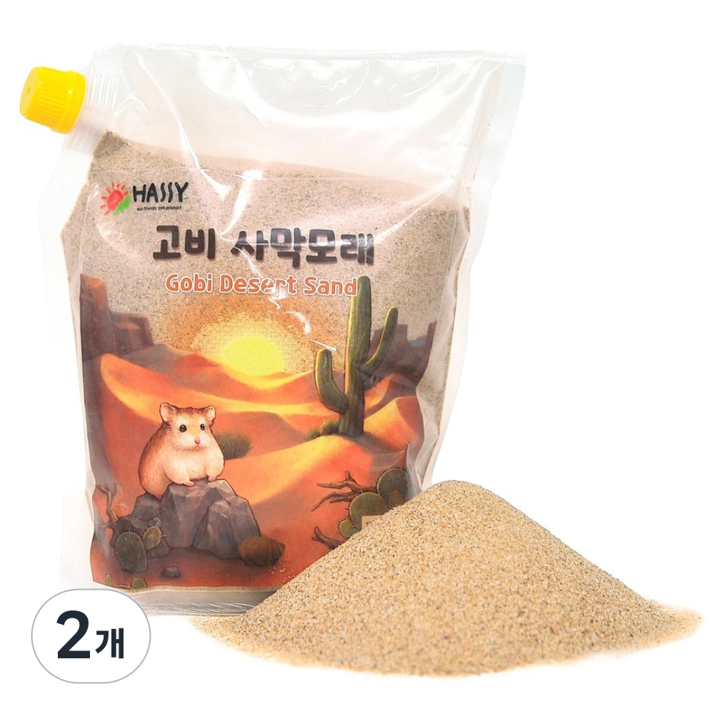 해씨 햄스터 고비 사막 화장실모래, 2kg, 2개 17,000원