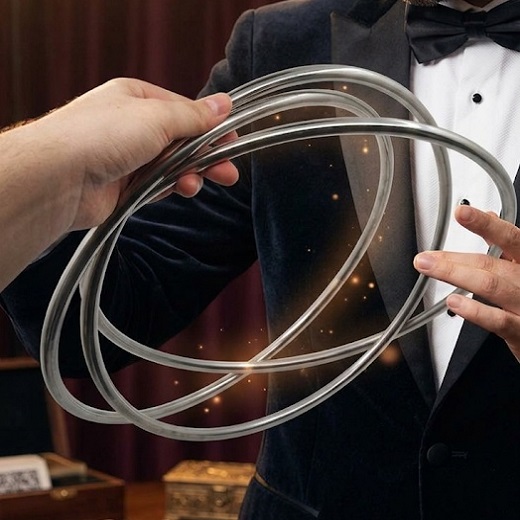 무대마술용품 연결되고 분리되는 링마술 마그네틱 린킹링(고급형- 12인치) LINKING RING 마술링 25,500원