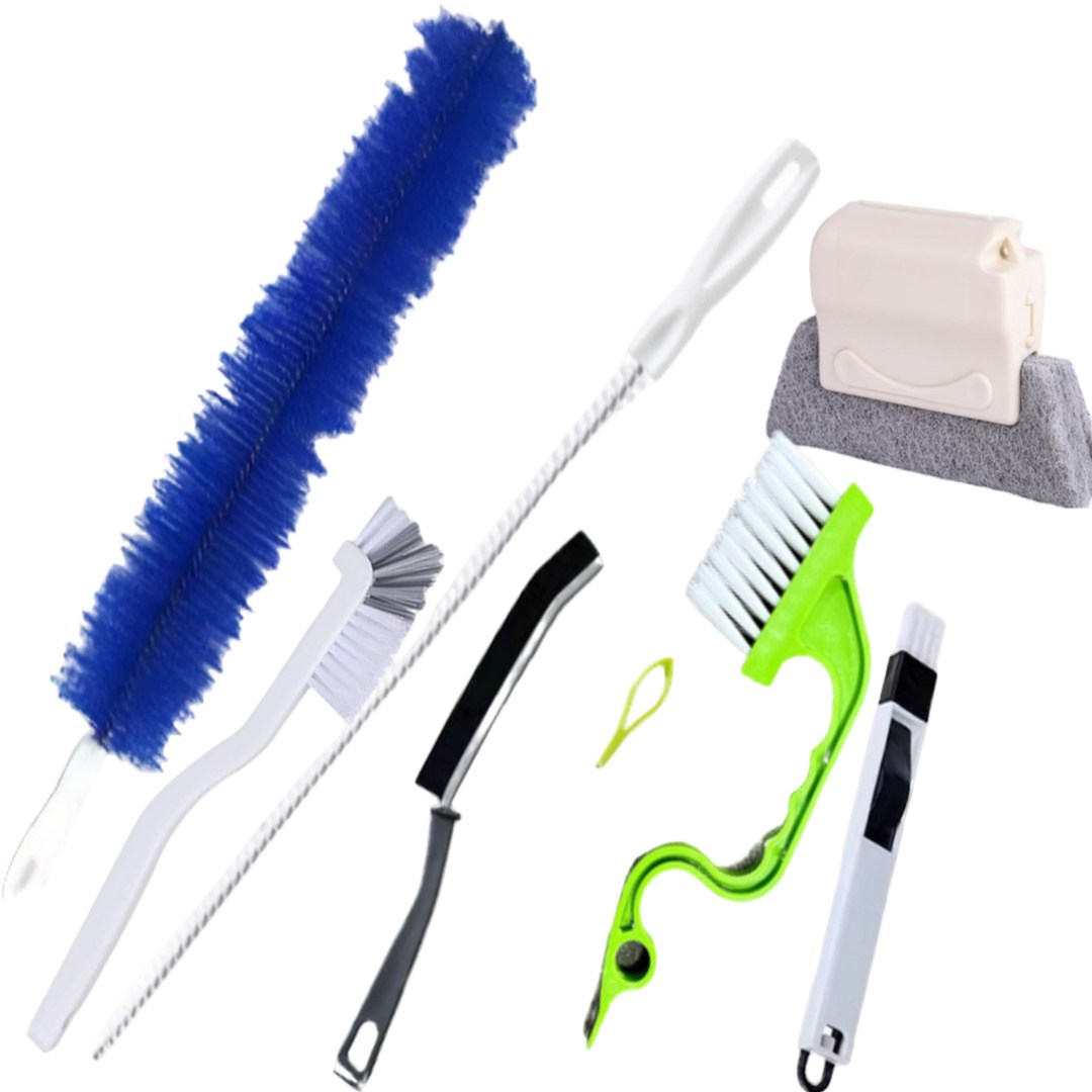 네이쳐 청소끝판왕 틈새 청소솔 8종세트 (틈새, 배수구, 틈새, 창틀, 욕실, 베란다) 13,500원