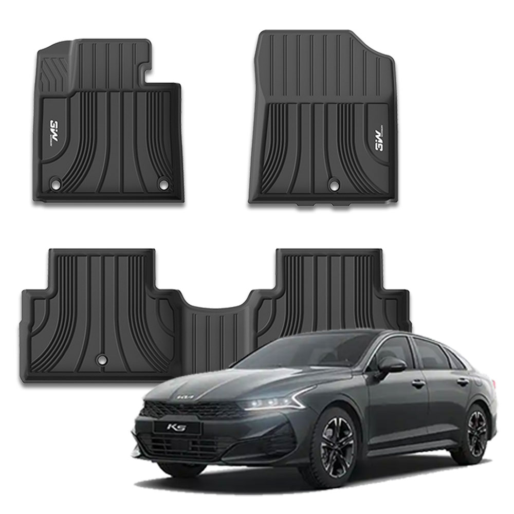 3더블유 에코라이너 TPE 카매트 1+2열 3p, 기아 DL3 K5 (가솔린, 디젤) 2019.11~, BLACK 138,000원