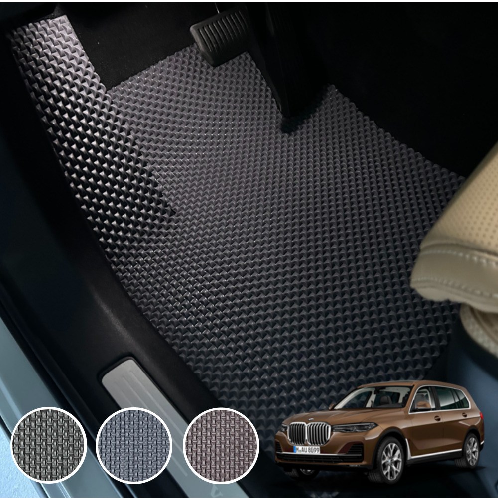BMW X7 체인 카매트 전차종 자동차 발매트 발판 블랙 1열 운전석+조수석 134,000원