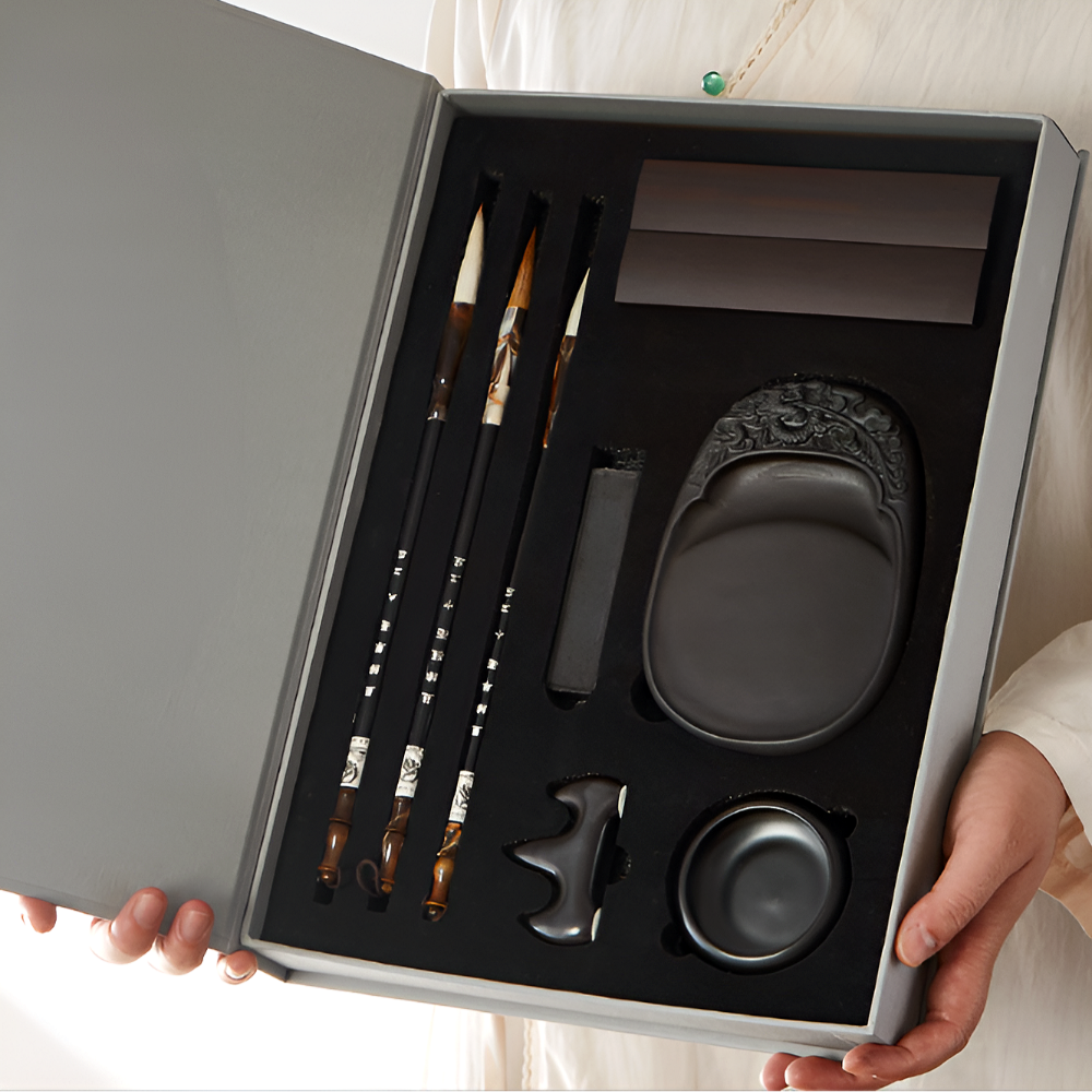 9종 서예 풀 세트 지필묵연 먹 벼루 붓 글씨 물로쓰는화선지 용, 9개, 풀패키지 28,900원