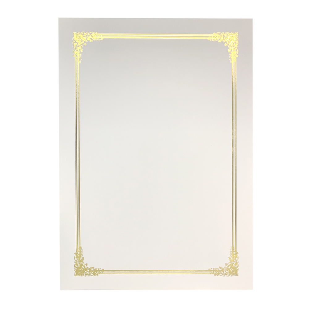 상장팩토리 금박 상장용지 180g, 순백색(로얄), 50개 6,600원