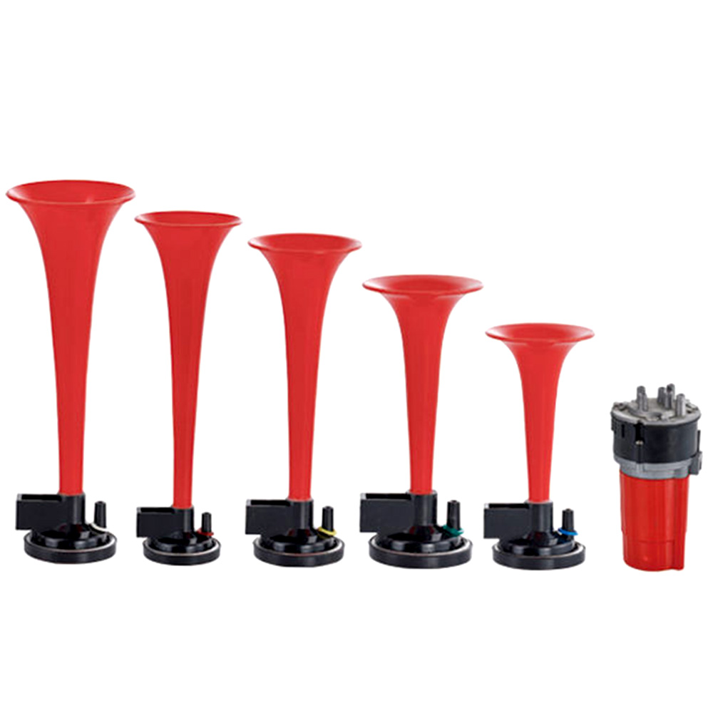 오토비트 라쿠카라차 5발 에어혼 (12V) 에어크락션 오토바이혼 자동차혼 튜닝혼 수입원 사은품증정(릴레이용배선키트), 12V, 1개 43,500원