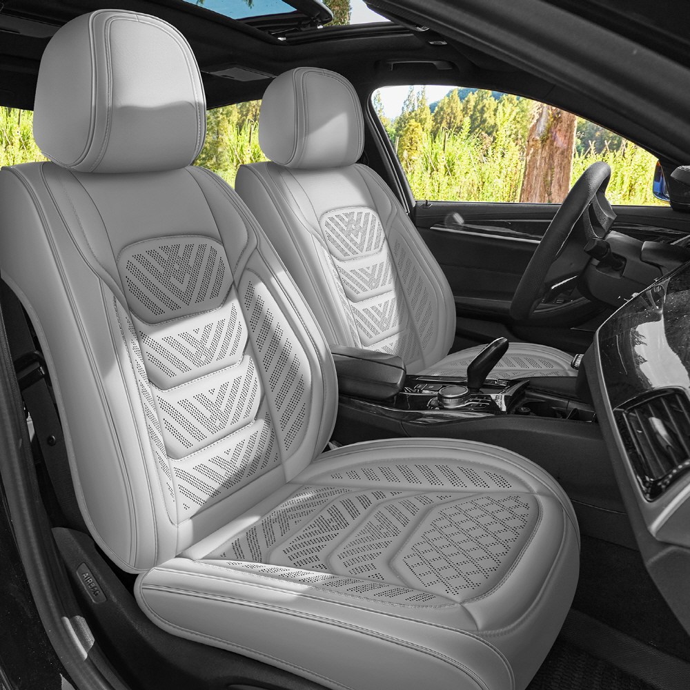 이엠비 차량용 통풍시트커버 교체 보호매트 풀세트, 웜그레이 (운전석+조수석), 1세트 98,970원