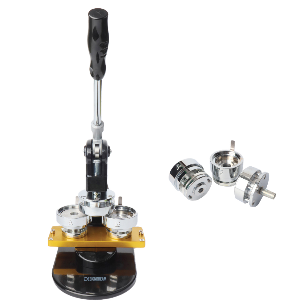 디자인드림 버튼 프레스 + 몰드 44mm 세트 블랙 219,840원