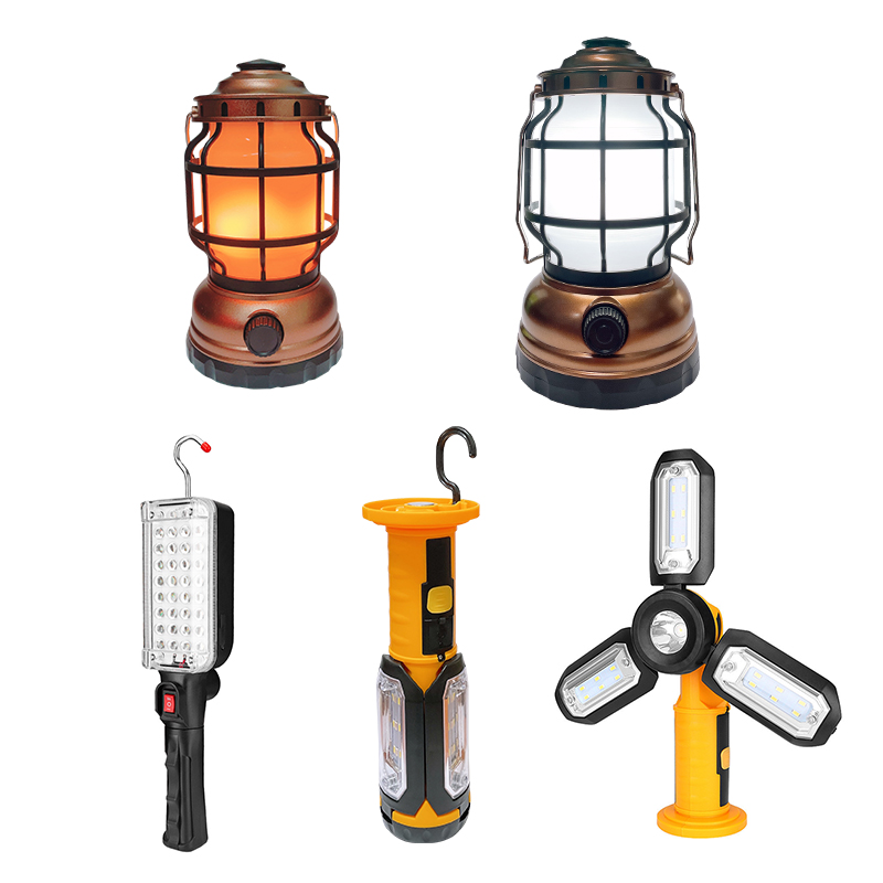 작업등 캠핑등 모음 감성랜턴 LED 충전식 조명 화물차 캠핑 후레쉬 써치 18650 랜턴 걸이등 불멍 램프 차박 실내등, 1개 12,400원