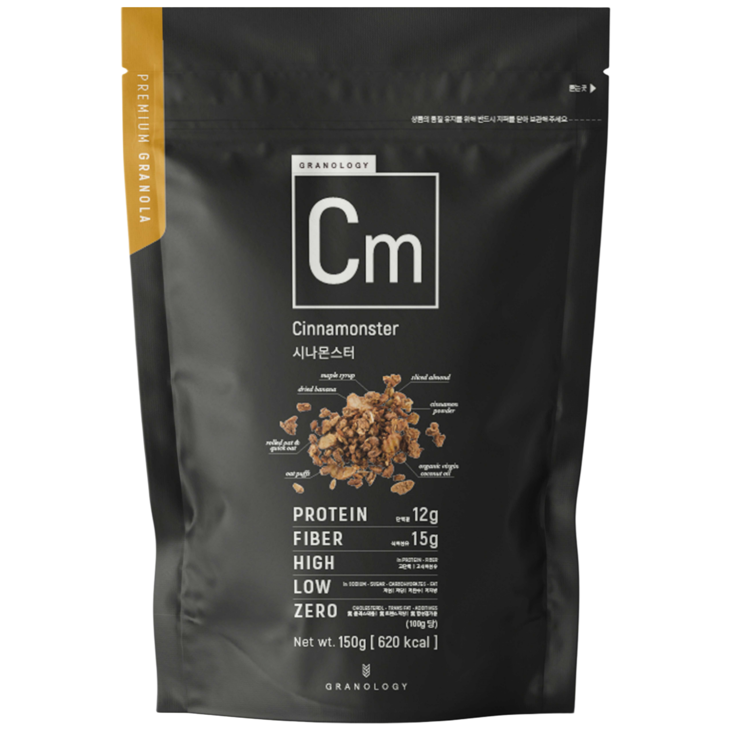 그라놀로지 시나몬스터 그래놀라 시리얼, 150g, 1개 11,900원