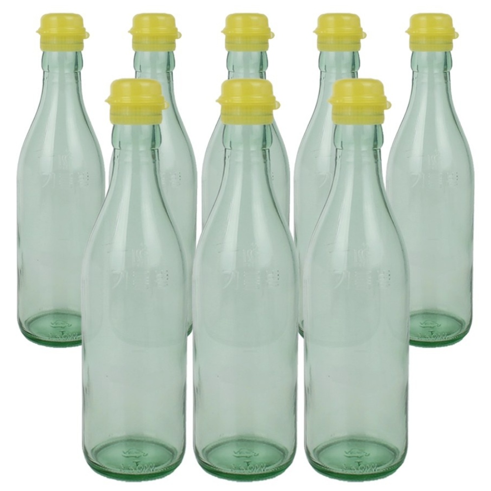 가인글로벌 청색 기름병350 유리병 참기름병 용기, 8개, 350ml 9,900원