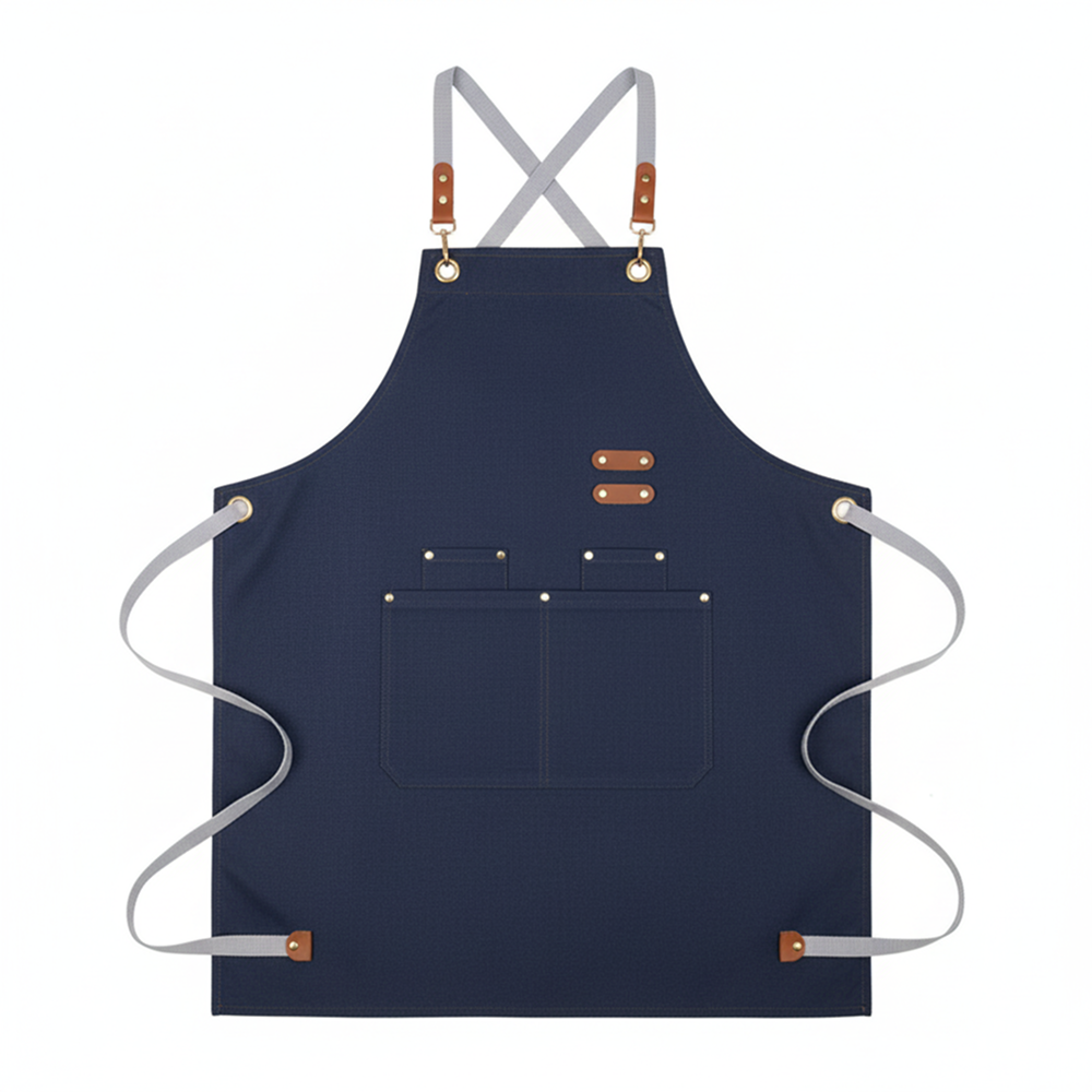 오브렌 카페 공방 프리미엄 재질 방수 앞치마, 1개, 네이비 15,900원