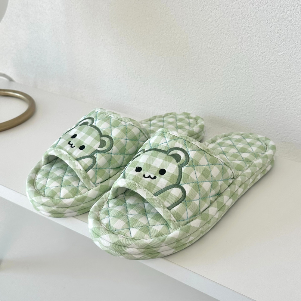 제이드슈 3중 쿠션 면 실내 슬리퍼 7,200원