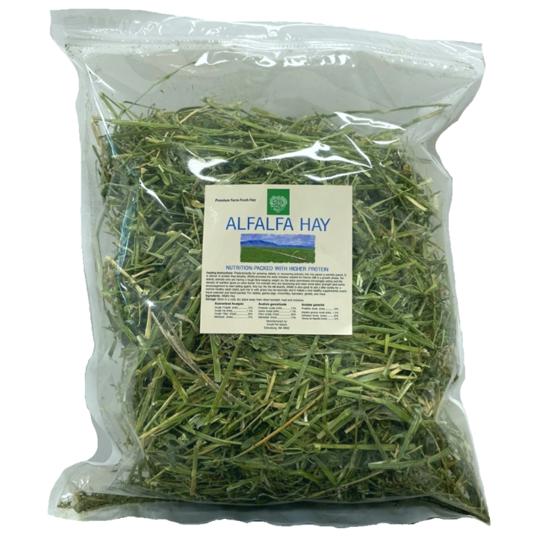 스몰펫셀렉트 프리미엄 토끼 기니피그 알팔파 지퍼백 건초, 1개, 500g 12,500원
