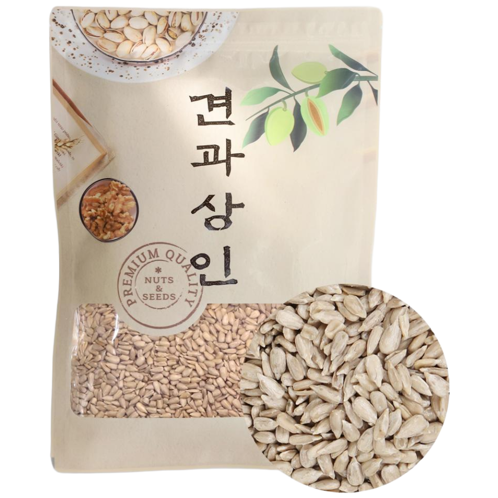 [견과상인]해바라기씨 1kg 껍질적고 깨끗한 해씨 중국산, 1kg, 1개 8,900원