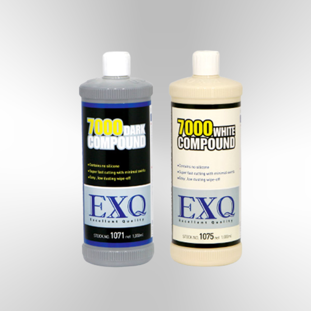 이엑스큐 7000방 컴파운드 화이트 다크 EXQ 7000 COMPOUND SN1075W(1L) SN1071D(1L) 미세 스크래치 스월마크 제거 신차유지관리용 18,000원