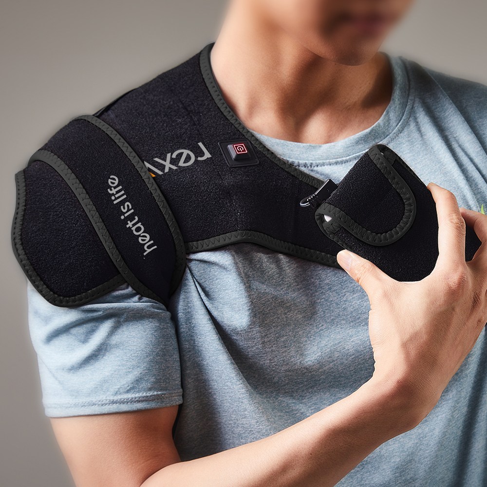 렉스웜 원적외선 무선 usb 어깨 무릎 전기 온열찜질기, 핫앤쿨(어깨/엘보/무릎) 125,000원