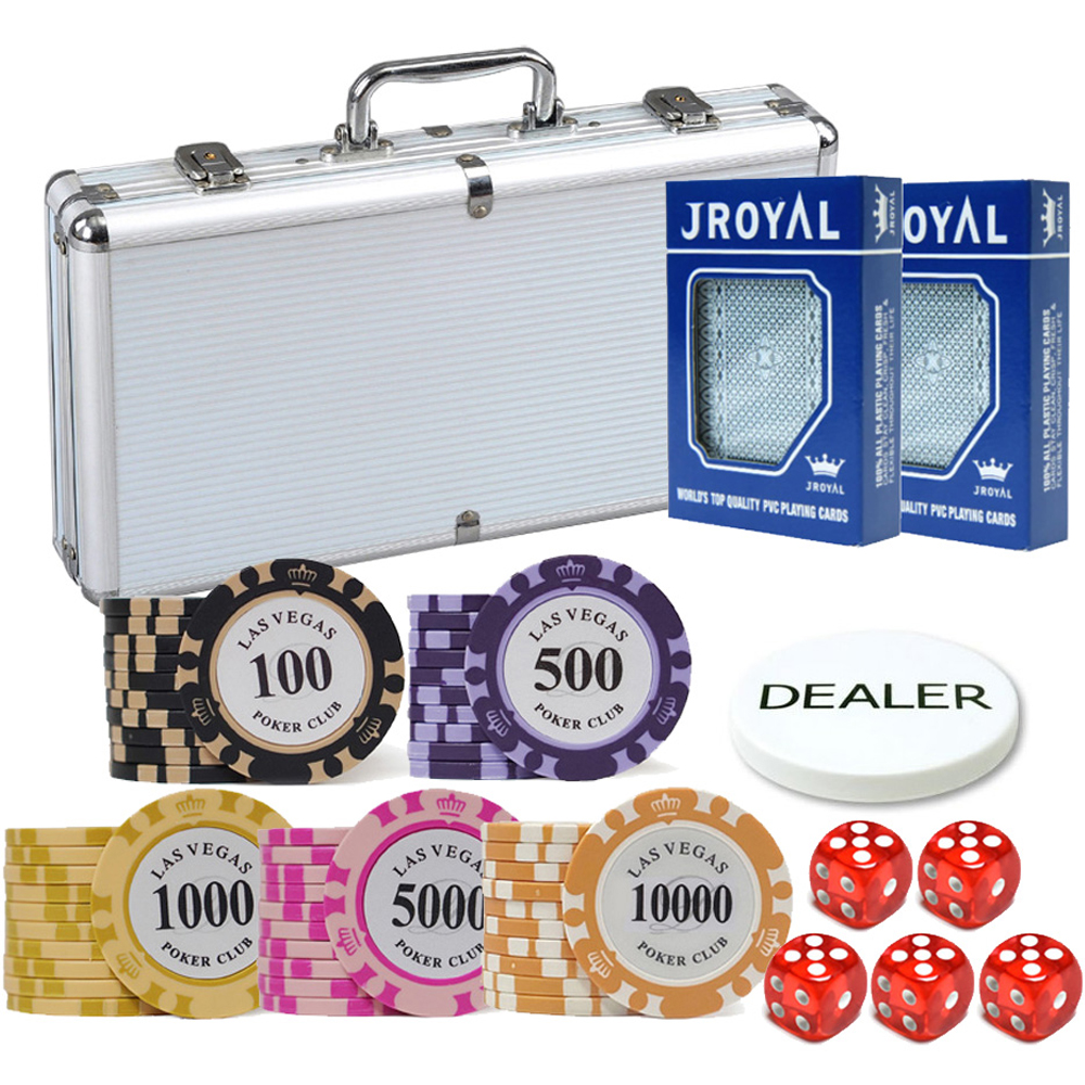 후니갬블 라스베가스 클레이칩 300p + 알루미늄 케이스 + 로얄카드 2p 세트 78,900원