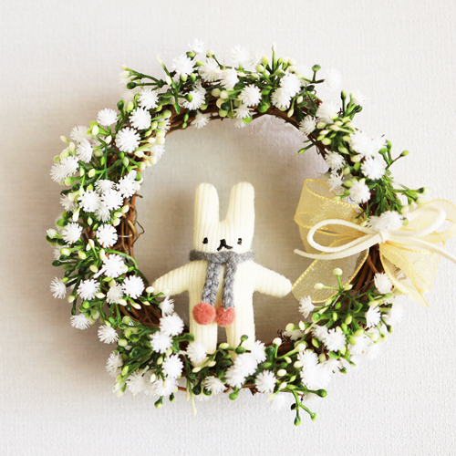 토끼 인형 안개꽃 리스 / 미술활동 / 만들기수업 / 공예 / 방과후 / DIY / 리스만들기 / 만들기재료 / 만들기키트 / 치매예방 / 만들기세트 / 돌봄교실 / 꽃리스 12,000원