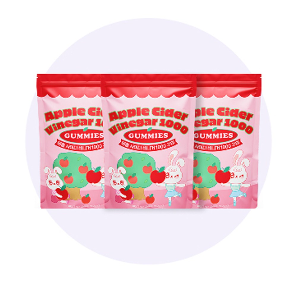 카낼웰라이프 애플 사이다 비니거 1000 구미, 3개, 80g 50,100원
