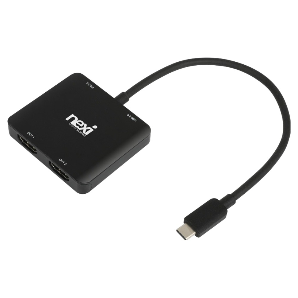 넥시 USB3.1 Type C to 듀얼 HDMI 컨버터 8K NX1489, 1개 40,900원