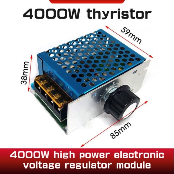 4000W 220V AC SCR 모터 속도 컨트롤러 모듈 전기로 온수기 용 전압 조정기 온도 조광기 LED 조명 11,900원