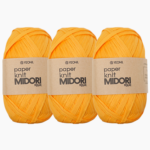 미도리실 종이실 (40g)x3볼 뜨개실 한지실 라탄실 페이퍼얀 코바늘실 17,000원