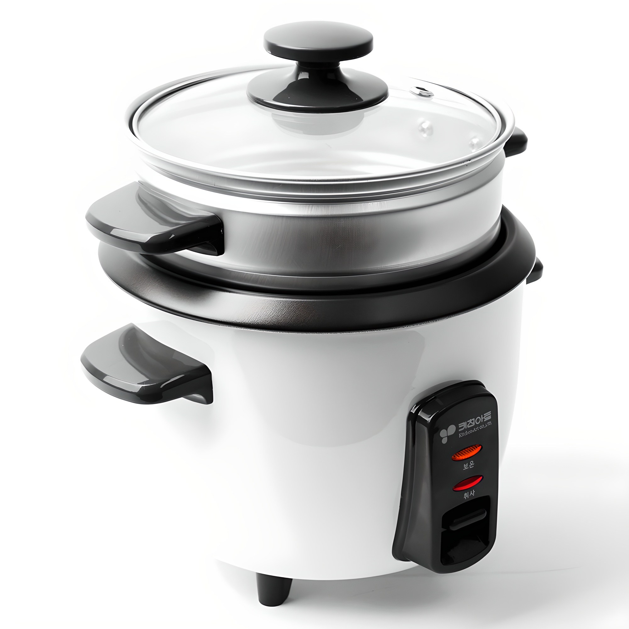 키친아트 미니 전기밥솥 앤 찜기 1~3인용, KRC-1230WS, 혼합색상 24,400원