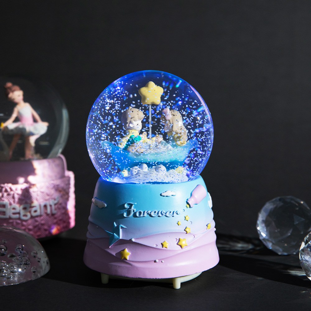 파인큐브 LED 크리스탈 오르골 스노우볼/워터볼/뮤직박스 M-BOX 21,900원